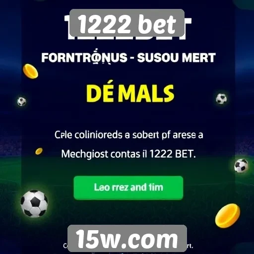 Promoções e bônus disponíveis no 1222 bet
