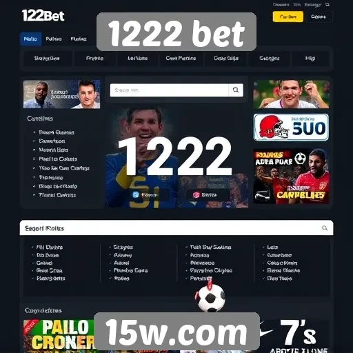 Revisão das funcionalidades do site 1222 bet